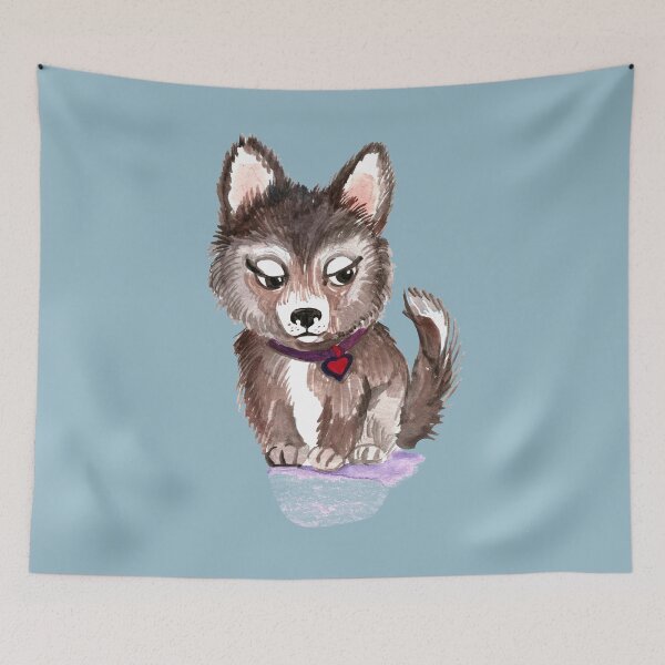 Item preview, Cool small Puppy. Cartoon Brown Puppy. designed and sold by ZheltakovaIana.