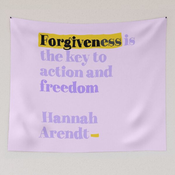 Item preview, Hannah Arendt forgiveness quotes designed and sold by KennyLucky.