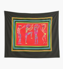 Dance Warriors Earth Dance Tranparent Overlay Wall Tapestry