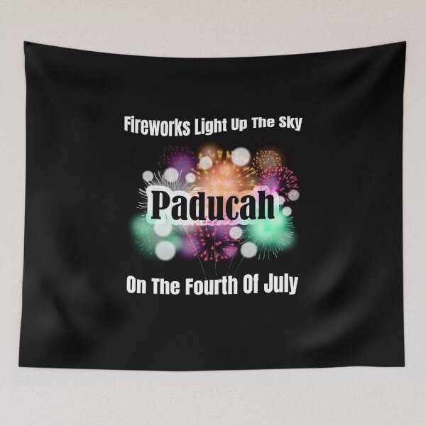 Item preview, Fireworks Light Up Paducah July 4th designed and sold by artfulnotebook.