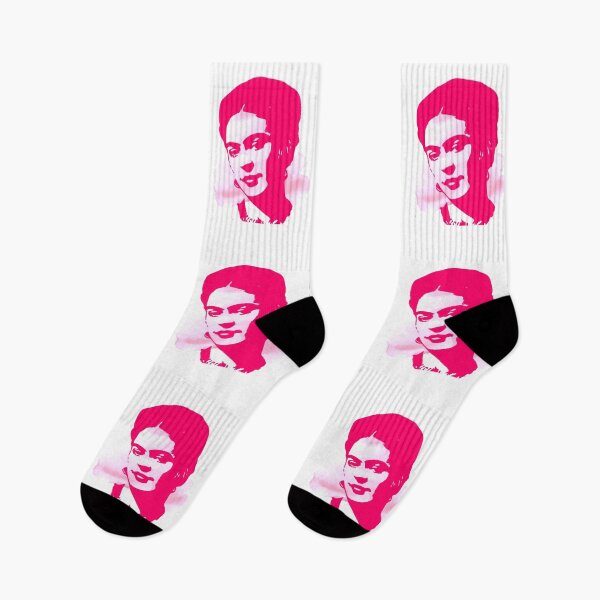 Item preview, Frida kahlo portrait feminist pink pop art designed and sold by MiloHarris.
