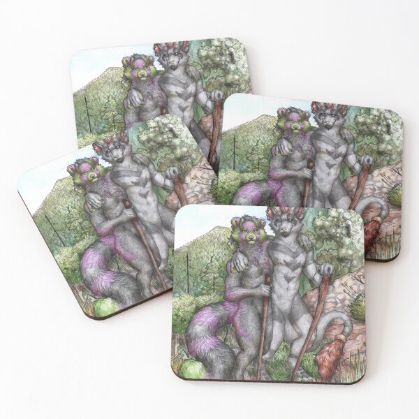 Item preview, Two furries in a natural park designed and sold by Furiarossa.