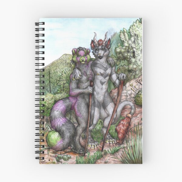 Item preview, Two furries in a natural park designed and sold by Furiarossa.
