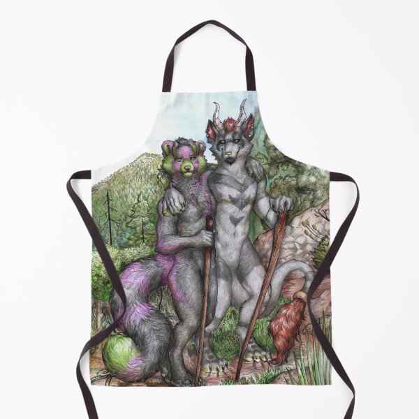 Item preview, Two furries in a natural park designed and sold by Furiarossa.