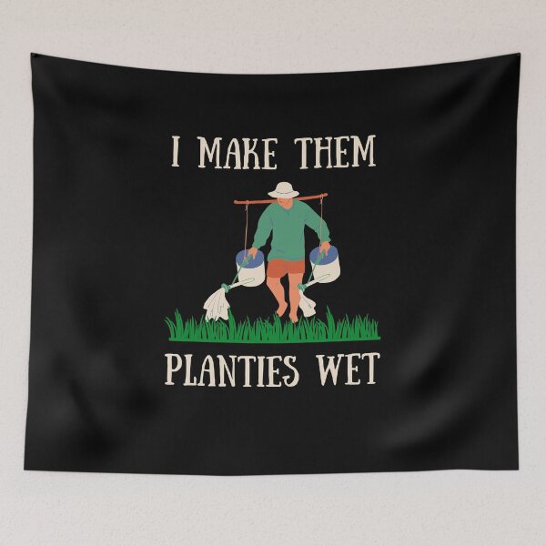 Item preview, I Make Them Planties Wet designed and sold by ILLYL Creatives.