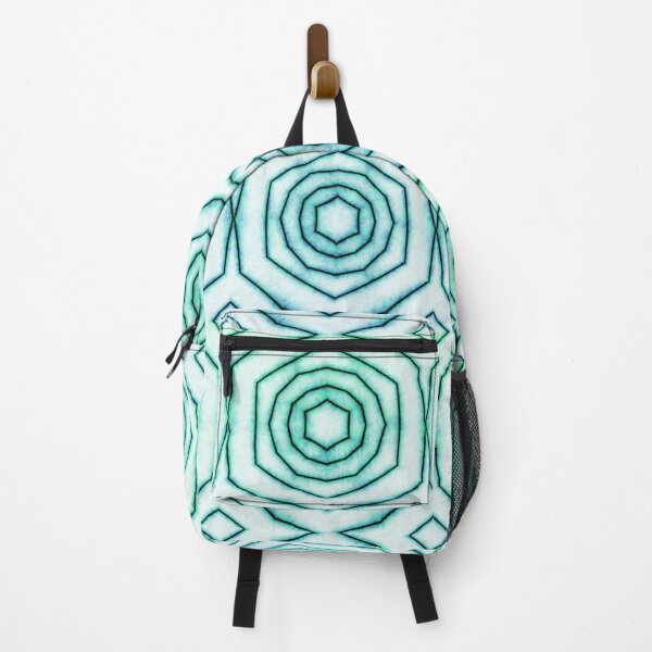 Item preview, Tie Dye Blue Green Polygon Tile Pattern  designed and sold by TextileInstinct.