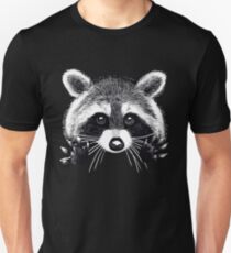 Camiseta unisex Pequeño amigo mapache