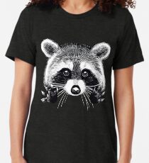 Little raccoon buddy Tri-blend T-Shirt