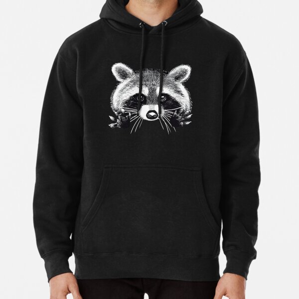Little raccoon buddy Pullover Hoodie