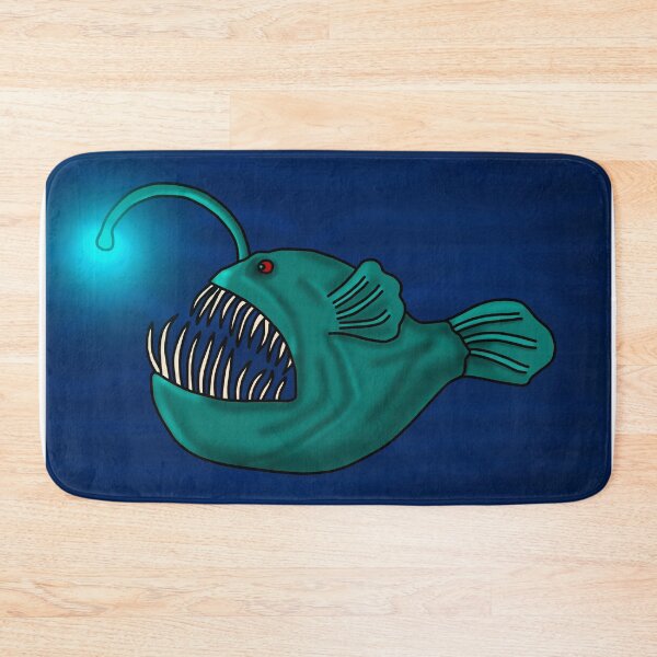 Item preview, Anglerfish illustration designed and sold by Scat the cat.