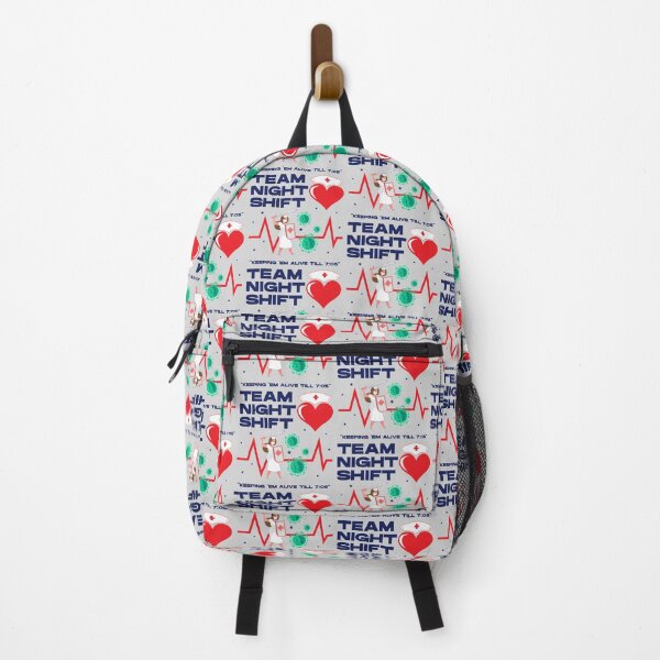 Item preview, Team night shift keeping em alive till 7:05 ,dark text, nursing week, international nurses day, nurses month, medical stuff , oddly specific designed and sold by SGS-.