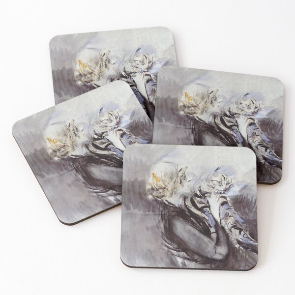 Item preview, A Lady with a Cat, Giovanni Boldini designed and sold by goodimpressions.