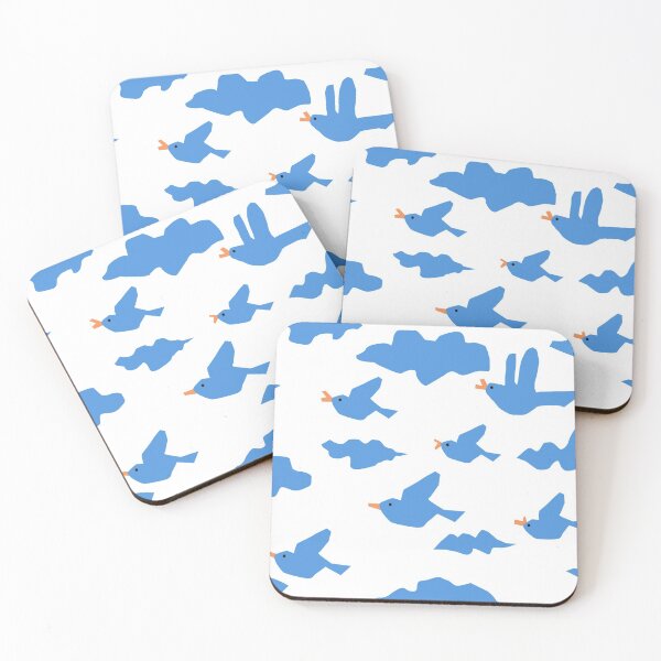 Item preview, blue bird and clouds of freedom designed and sold by Studiowup.