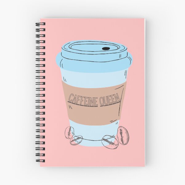 Item preview, Caffeine Queen in Blue with Coffee Bean designed and sold by LaurensFortune.