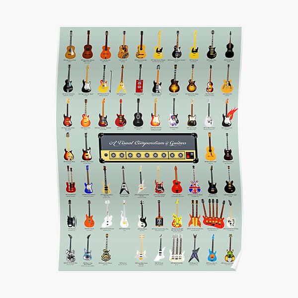 Musical Instruments Posters For Sale Redbubble