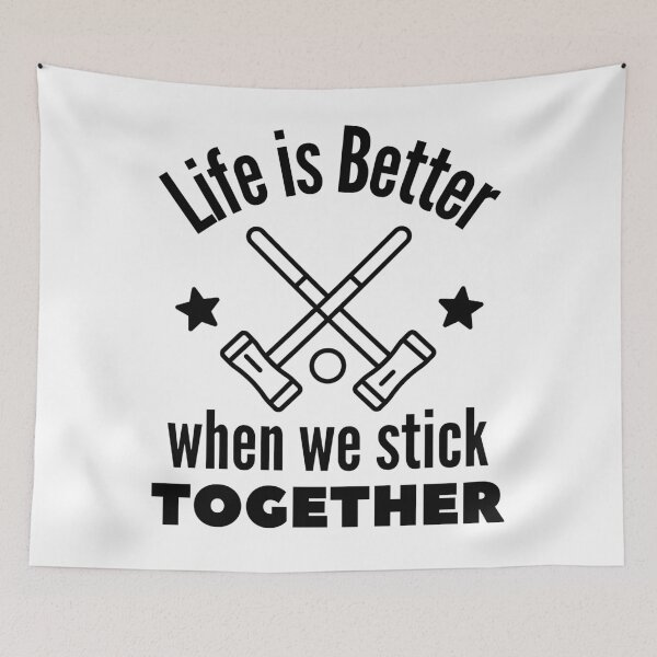 Item preview, Croquet: Life is better when we stick together designed and sold by TheGreenGoat.