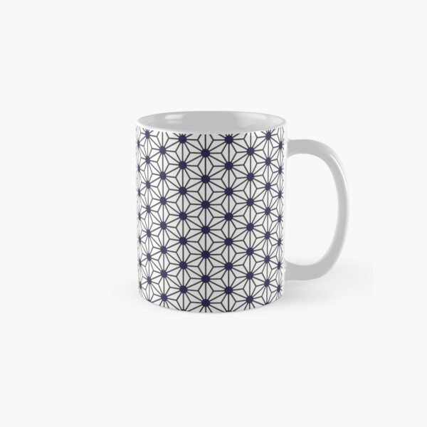 Motif Asanoha Japonais (Feuilles de chanvre) Mug classique
