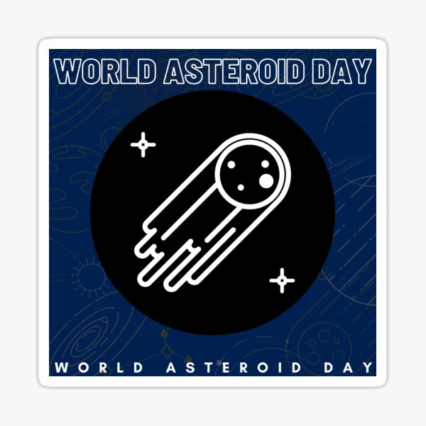 World Asteroid Day 2021 Sticker
