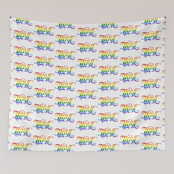 Item preview, Love/ hope ambigram designed and sold by Thatgaybrand.