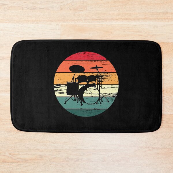 Item preview, Drum Kit Vintage Retro Style Drum Player Gift Idea designed and sold by Creative Angel.