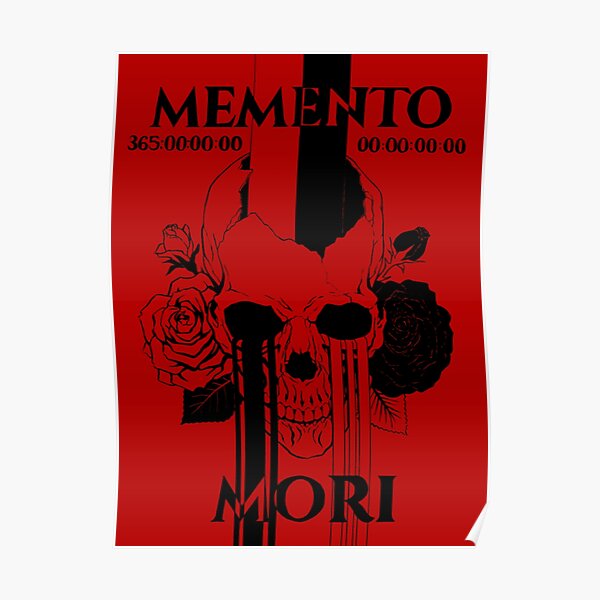 momento mori skull Poster