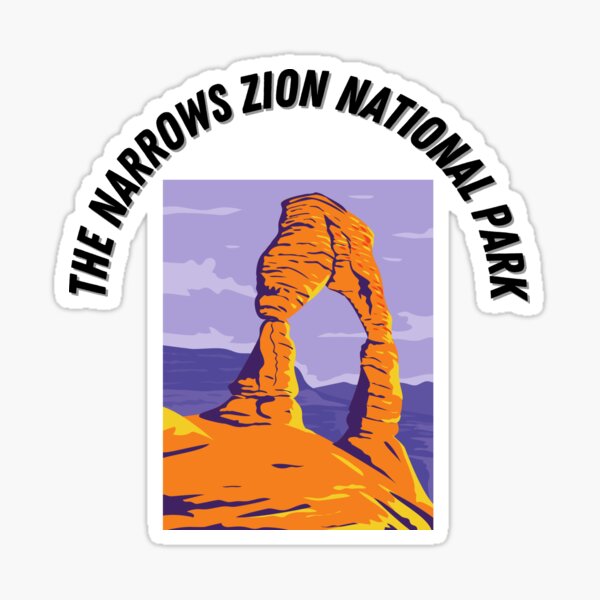 Vista previa del artículo con la obra «El Parque Nacional Narrows Zion», diseñado y vendido por Chanchane Store.