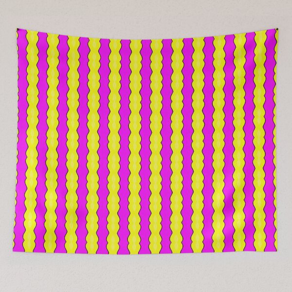 Item preview, That Friday Feeling Pink Yellow Stripe Pattern designed and sold by Sector18.