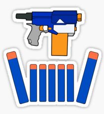 NERF TOY DESIGN- CROWN OF DARTS Sticker