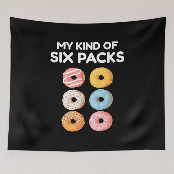 Item preview, My Kind of Donuts - Six Packs Glazed Sprinkles Dessert for the Sweet Tooth designed and sold by KaylaStudio.