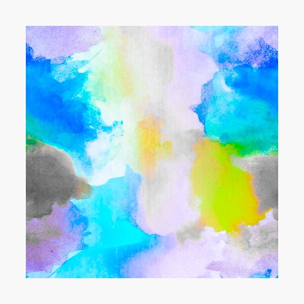 Item preview, Blue Acid Wash Watercolor  designed and sold by Designs By YL.