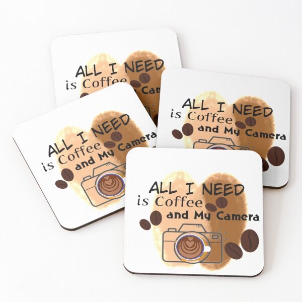Item preview, All I Need Is Coffee and My Camera designed and sold by Lyannaadesign.