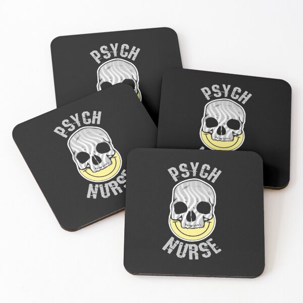 Item preview, Psych Nurse | Neuro nurse | Neuroscience nurse | Mental Health Nurse | Mental Health care worker | Funny skull psych Nurse Gift for mental health worker designed and sold by Violet Treasures.
