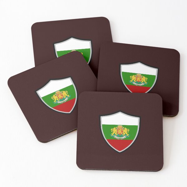 Item preview, Bulgarian flag-coat of arms designed and sold by P-I-R.