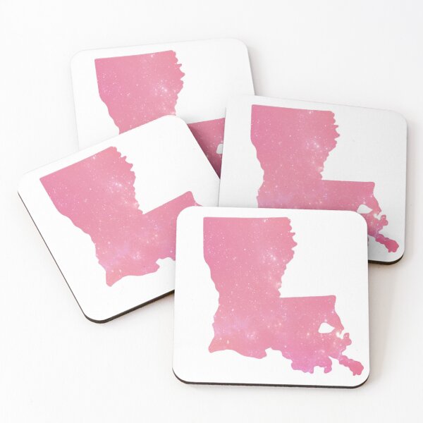 Item preview, LOUISIANA PINK OUTER SOACE OUTLINE  designed and sold by RetroPlaceee.