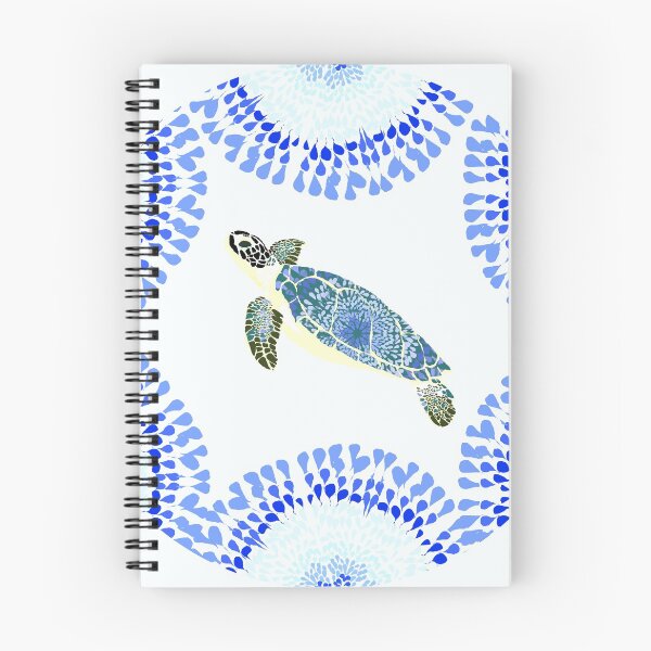 Item preview, tye and die shibori turtle batik blue patterns after skiair illustration designed and sold by skiair.