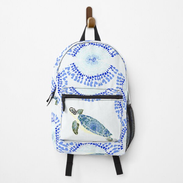 Item preview, tye and die shibori turtle batik blue patterns after skiair illustration designed and sold by skiair.