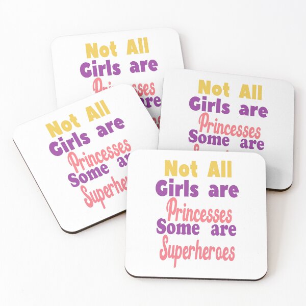 Item preview, Not All Girls are Princesses Some are Superheroes designed and sold by AMZIL-ZA.