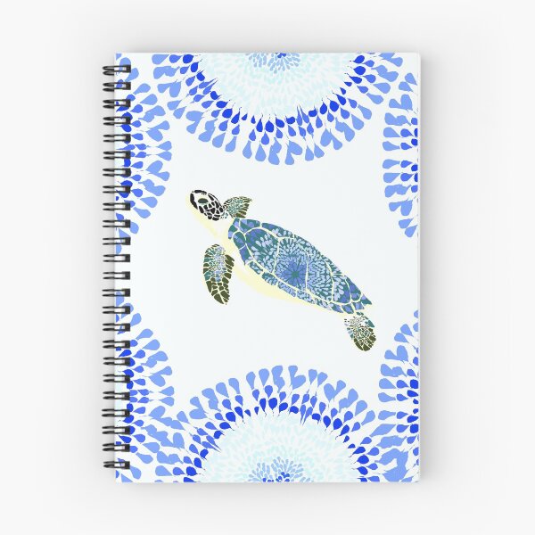 Item preview, tye and die shibori turtle batik blue from skiair illustration designed and sold by skiair.