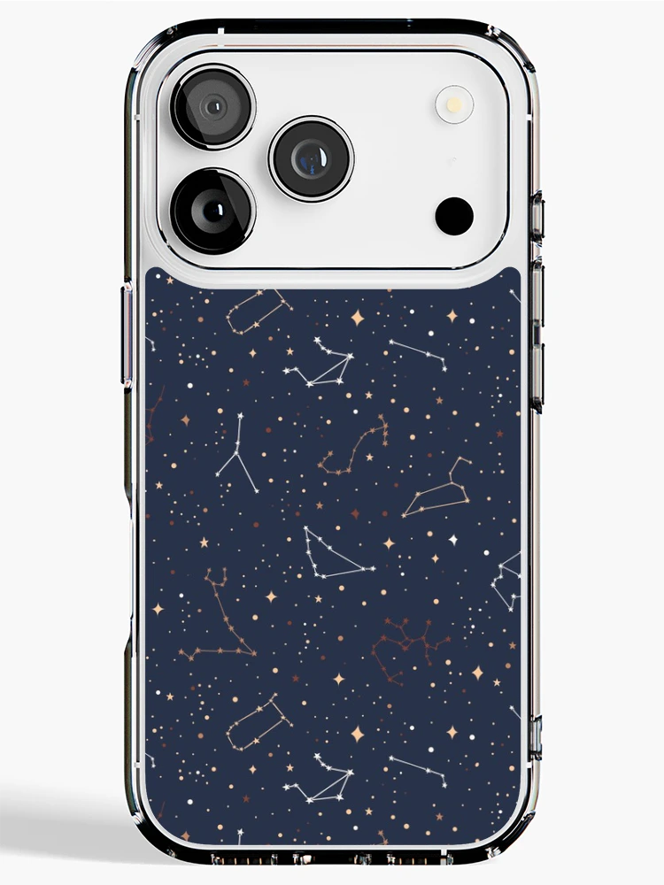 Thumbnail 1 of 5, iPhone Case, Star Sign Astrology Pattern designed and sold by PatternTale.