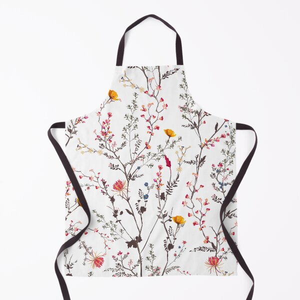 Item preview, Wild Flowers Pattern Blue Background designed and sold by nouveaudecor.
