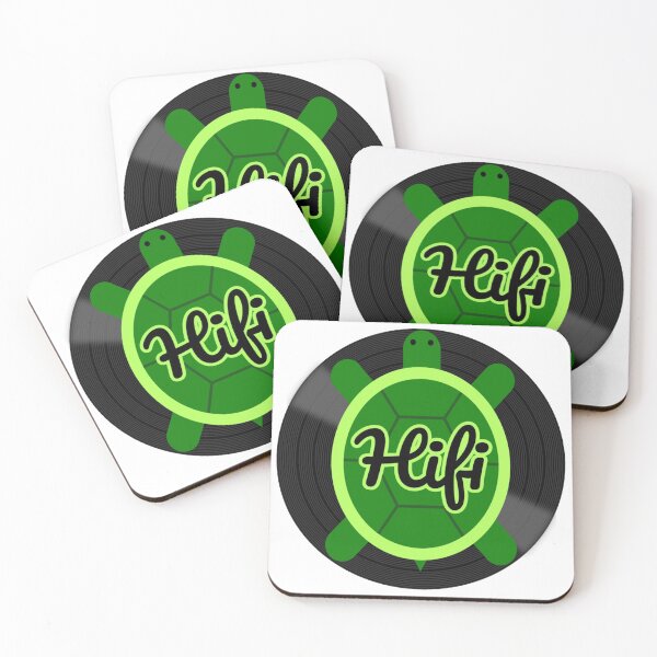 Item preview, Vinyl Turtle (Black Text) designed and sold by HiFi-Turtle.