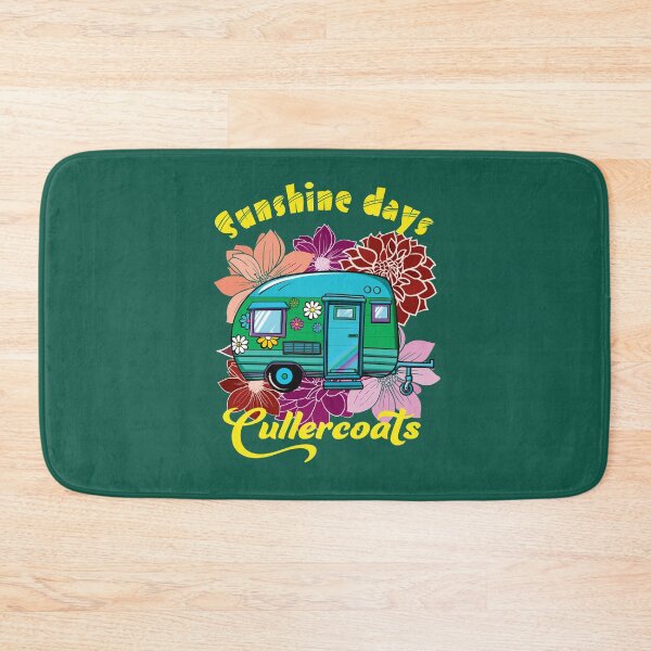 Item preview, Sunshine days Cullercoats caravan camping summer holiday designed and sold by StencilMyst ..