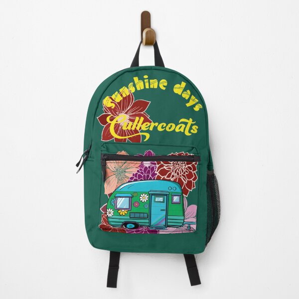 Item preview, Sunshine days Cullercoats caravan camping summer holiday designed and sold by StencilMyst ..