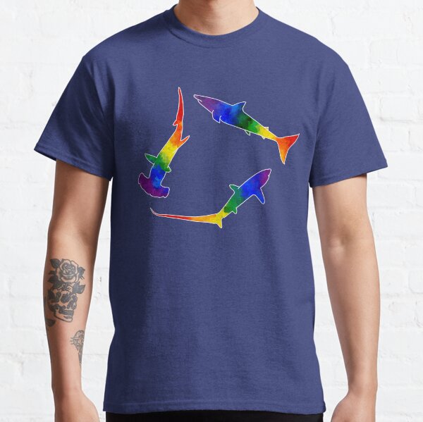 Rainbow Sharks Classic T-Shirt