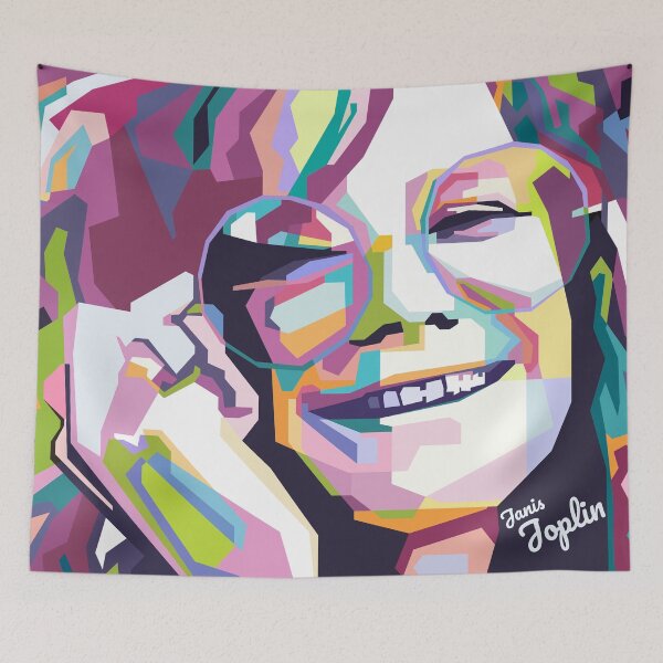 Item preview, Abstract Cubism Janis Joplin in WPAP designed and sold by smd90.