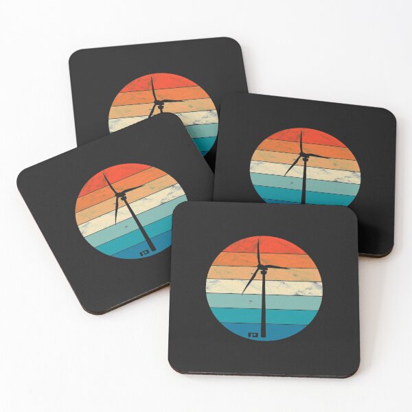 Item preview, Wind Turbine T-ShirtVintage Retro Wind turbine designed and sold by MoriaWhala.