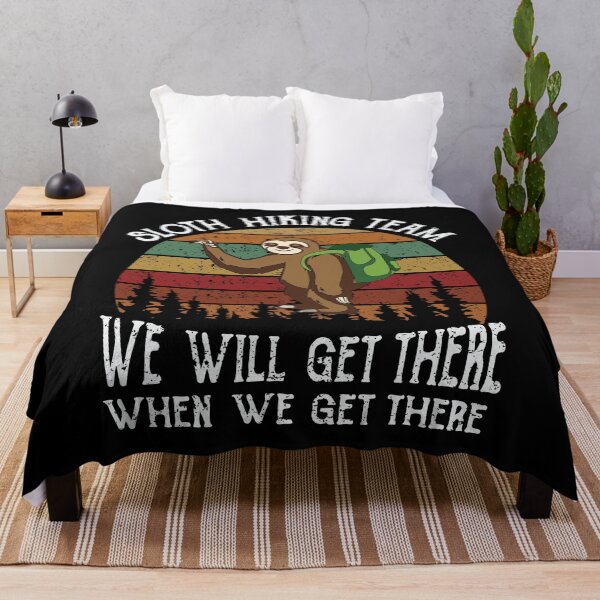 Item preview, Sloth Hiking Team - We will get there, when we get there, Funny Vintage designed and sold by Apoorv Choudhary.