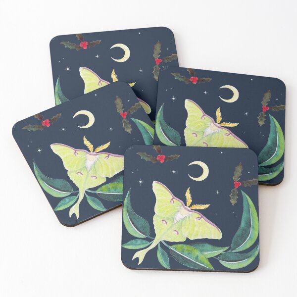 Item preview, Saturniidae Saturnalia Luna Moth Watercolor  designed and sold by Casey Wilkinson.