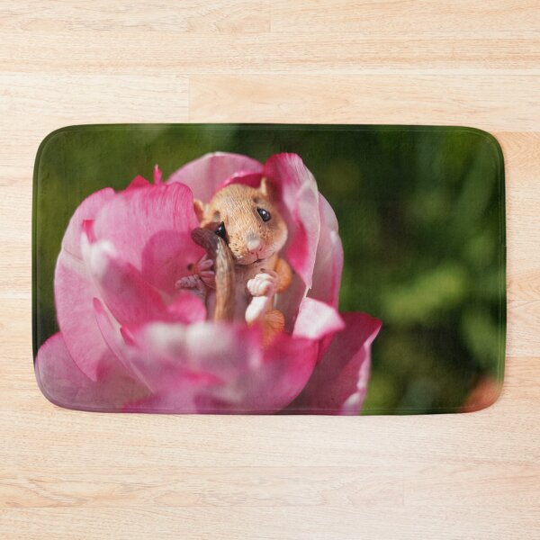 Item preview, Nocciolino the Dormouse in a pink Tulip designed and sold by Portegiesje.