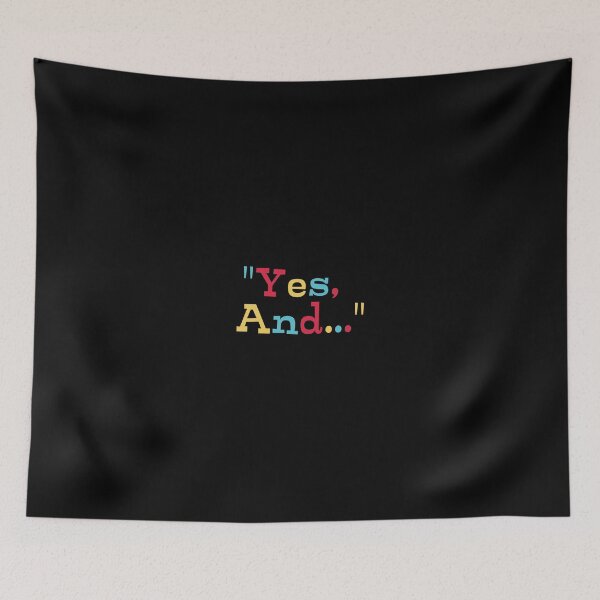 Item preview, Yes, And... Comedy Theatre Rule of Improv Pullover Hoodie designed and sold by cloyannett.